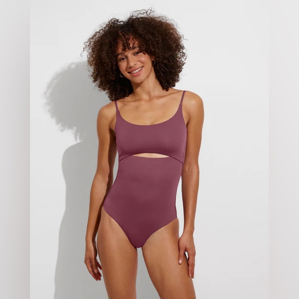 Left On Friday Peak One-Piece Swimsuit - Tall - Desert Plum